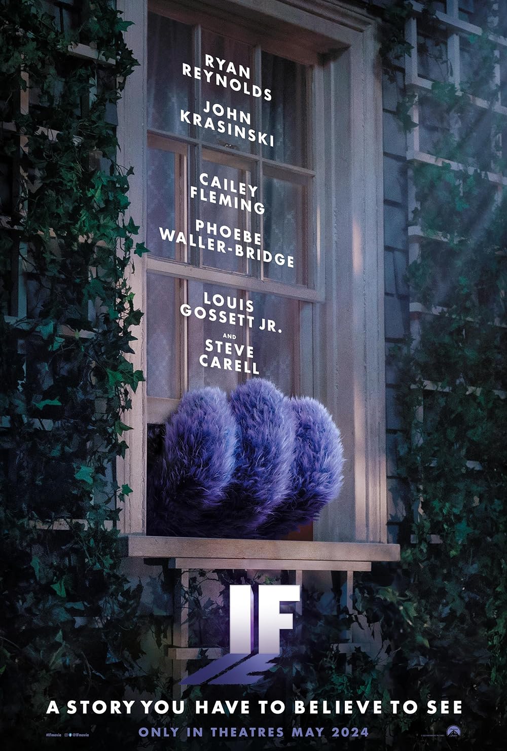 IF (July 3, BookMyShow Stream)IF, directed by John Krasinski, is an enchanting live-action and animated fantasy comedy. Cailey Fleming stars as Bea, who discovers she can see everyone’s abandoned imaginary friends.