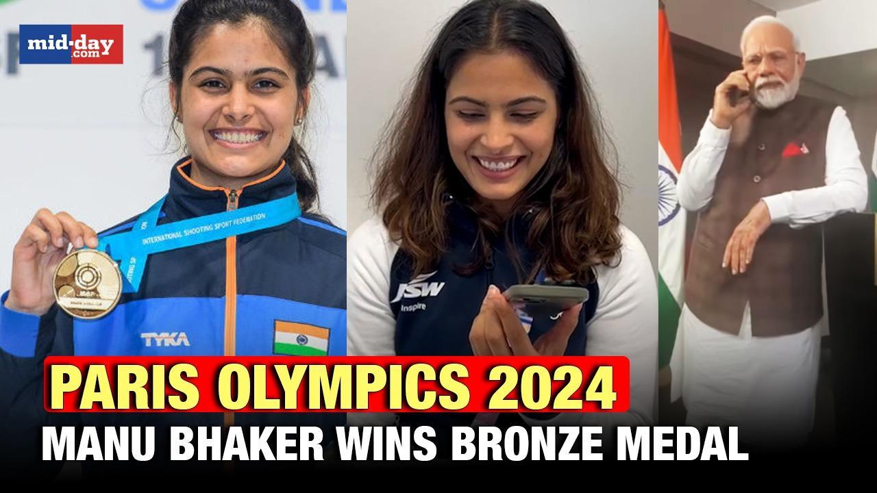 Manu Bhaker becomes India's first woman shooter to win medal at Paris Olympics