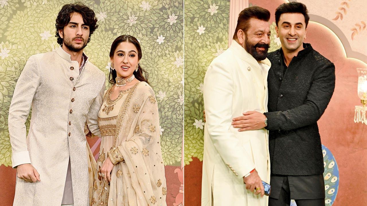 Nawabs are here: Ibrahim Ali Khan and Sara Ali Khan; Parchayee: Sanjay Dutt and Ranbir Kapoor