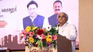 IN PHOTOS: Gujarat CM Bhupendra Patel launches 'Shramik Basera Yojna'