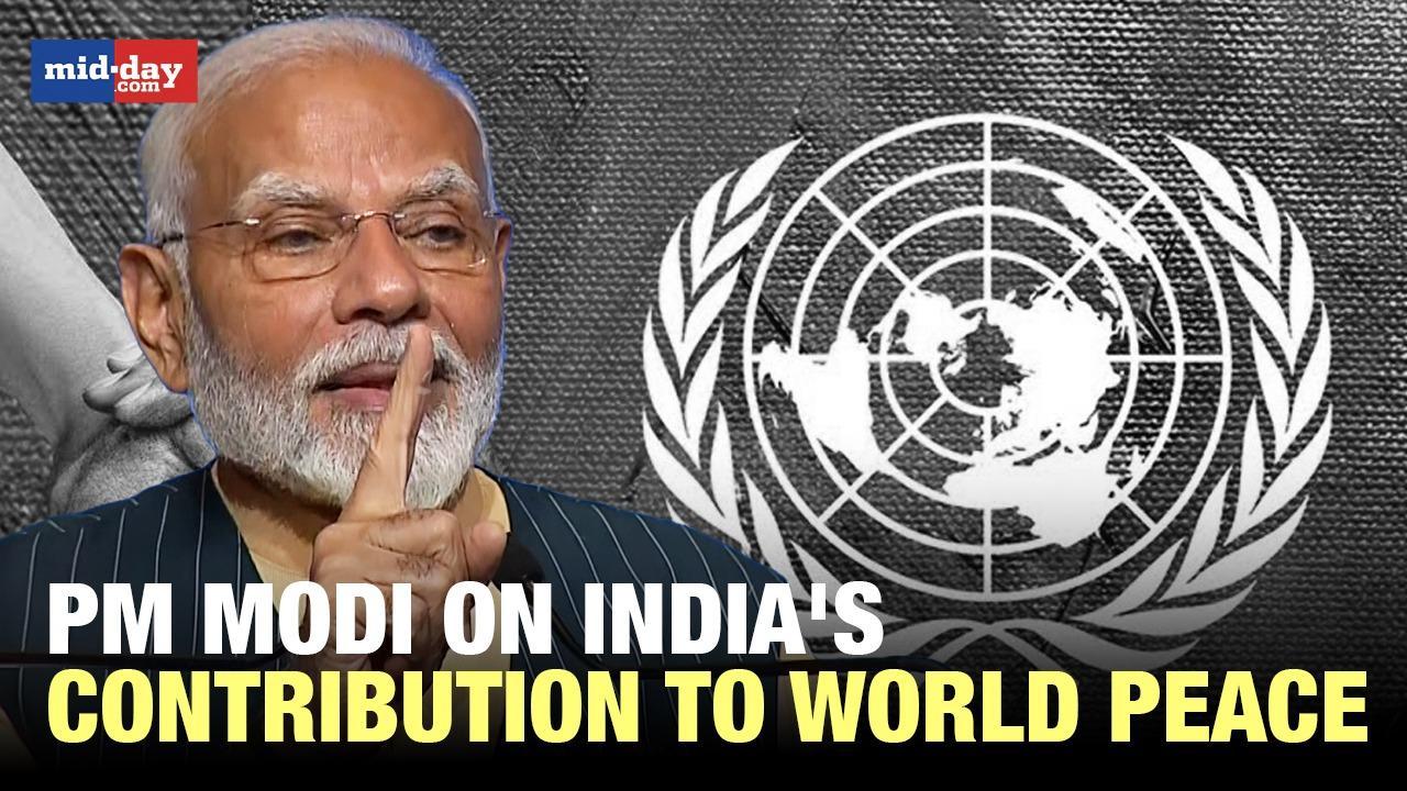 PM Modi speaks on India's influence & contribution to world peace