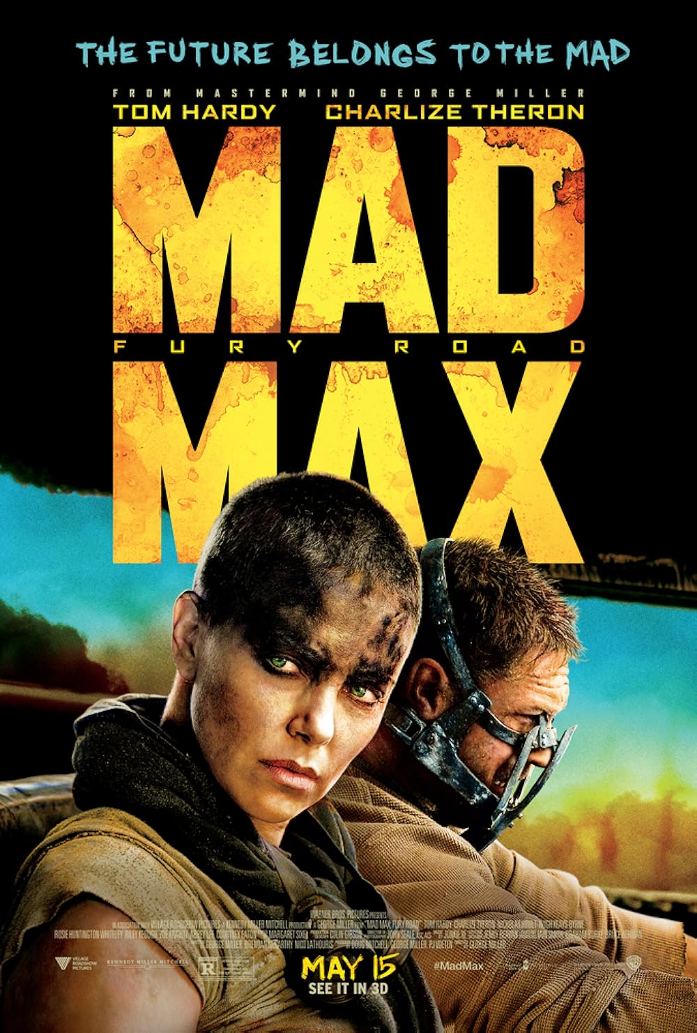 Mad Max: Fury Road follows Tom Hardy as Max Rockstansky, a wanderer surviving in a post-apocalyptic desert. Max encounters a cult that controls essential resources like water, keeping people oppressed and fearful. He teams up with Imperator Furiosa, a fierce warrior leading a revolt against the cult's tyrannical leader, Immortan Joe.