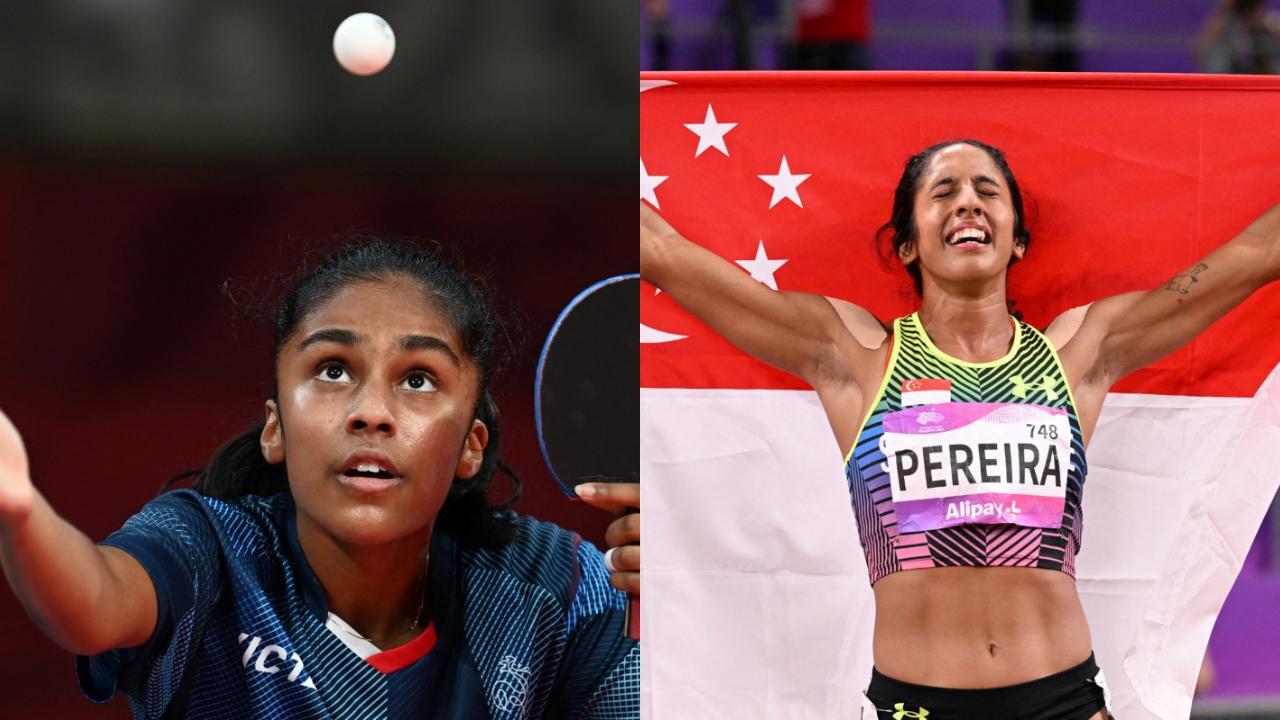Prithika Pavade, Shanti Pereira (Pic: AFP)