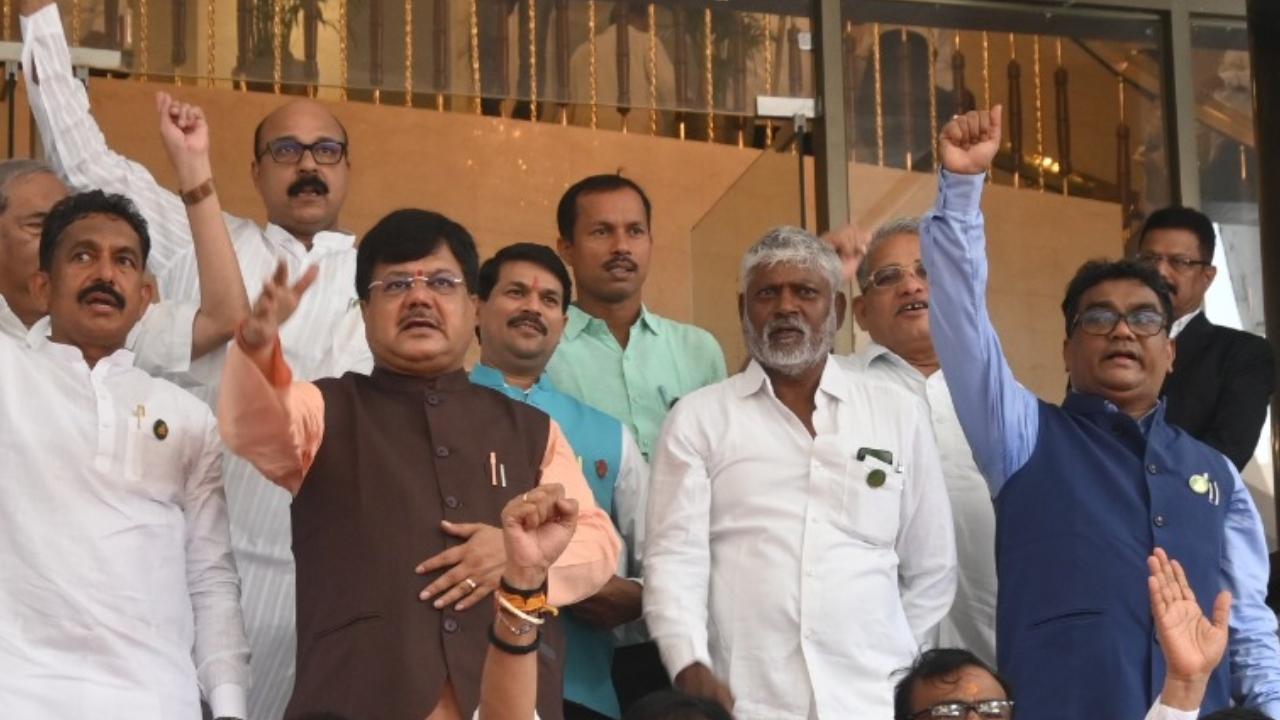 On Tuesday, Parliamentary Affairs Minister Chandrakant Patil tabled a motion to suspend Ambadas Danve which was passed with a majority
