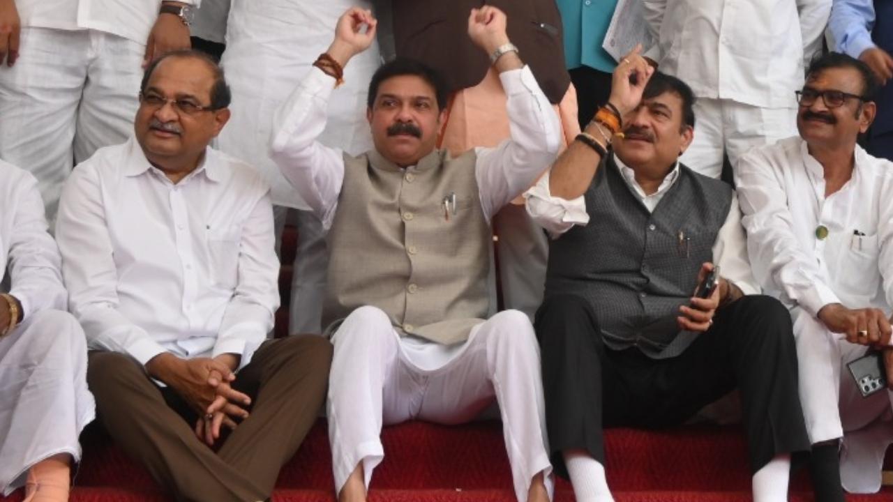 Ambadas Danve was accused of using abusive language against BJP legislator Prasad Lad during a discussion in the Upper House of the state legislature on Monday evening