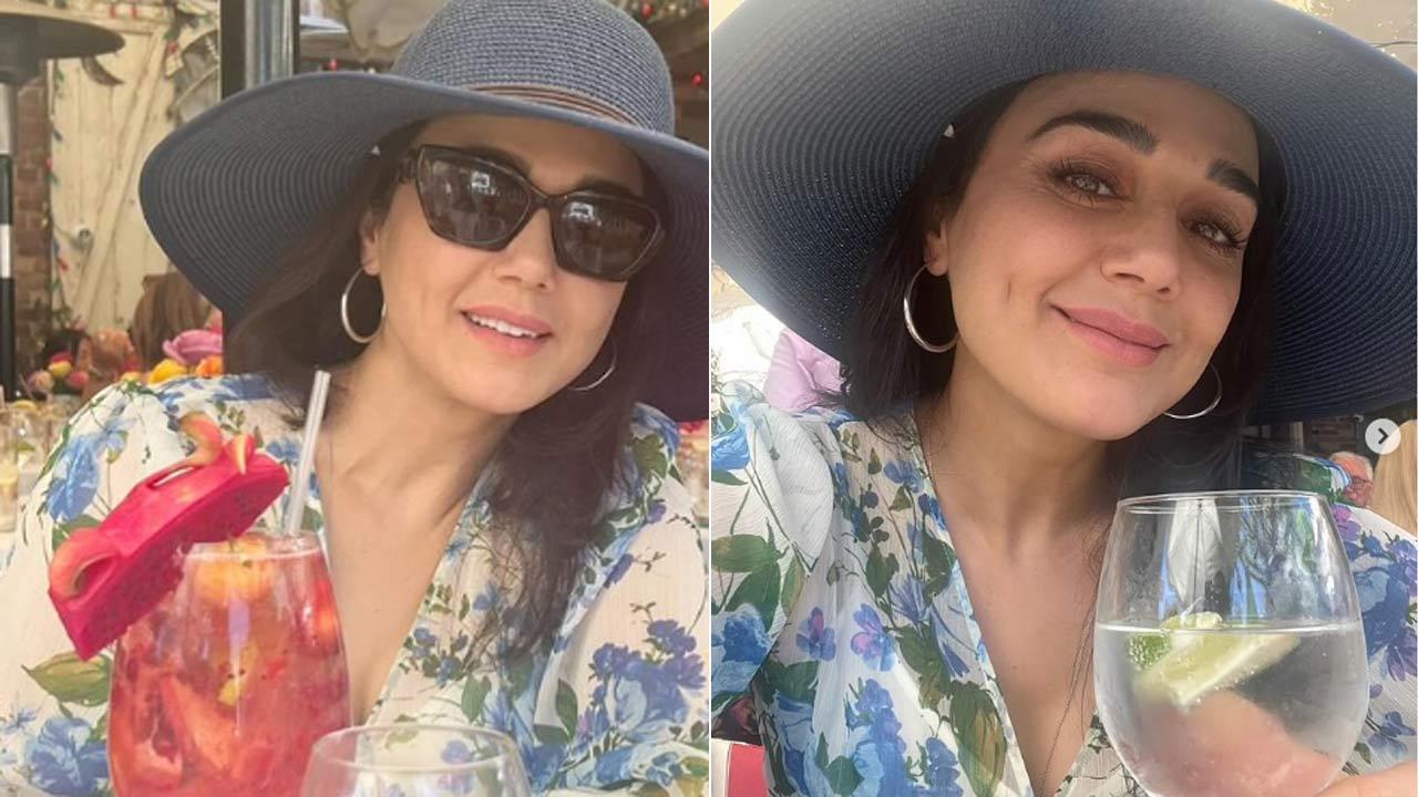 Preity Zinta offers a glimpse into her weekend fun