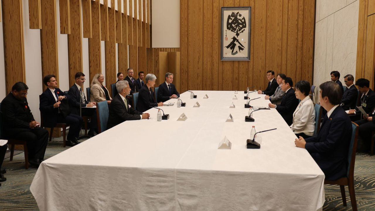 Additionally, the Quad unequivocally condemned terrorism and violent extremism, including cross-border terrorism, and called for immediate action against all UN-listed terrorist groups such as Al-Qa'ida, ISIS/Daesh, Lashkar-e-Tayyiba (LeT), and Jaish-e-Mohammad (JeM). 