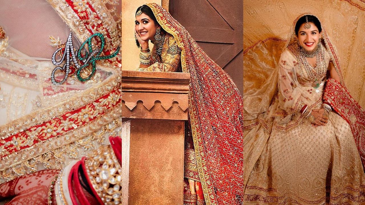 In Pics: Taking a closer look at Radhika Merchant's bridal attires