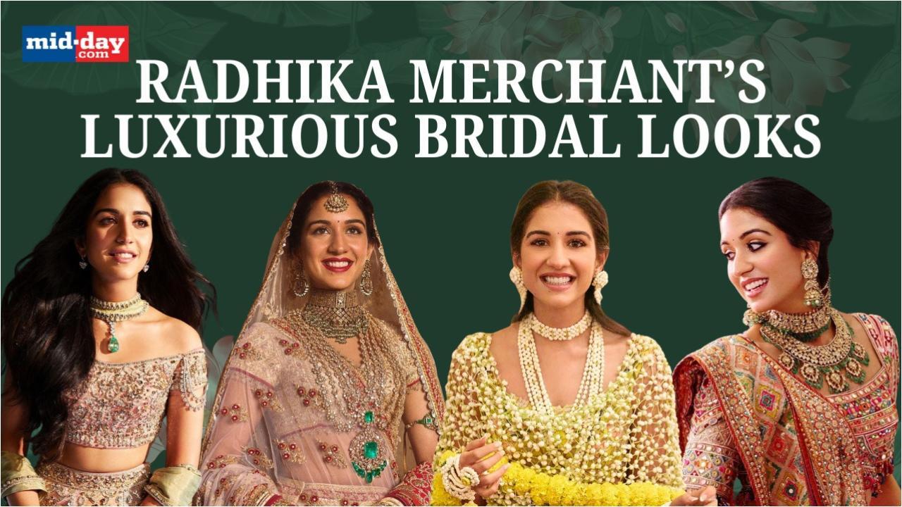 Radhika Merchant's Stunning Outfits: Pre-Wedding to Reception