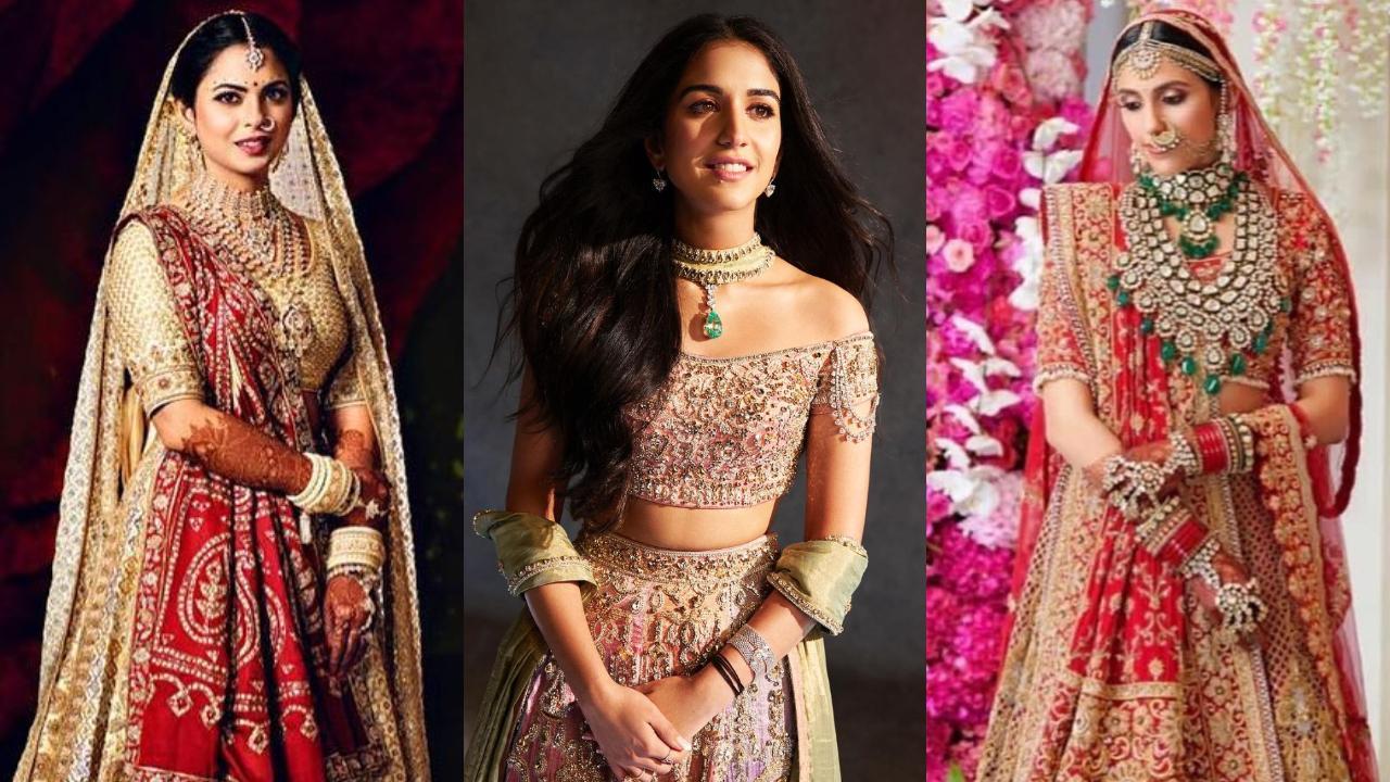 Shloka ambani wedding dress online