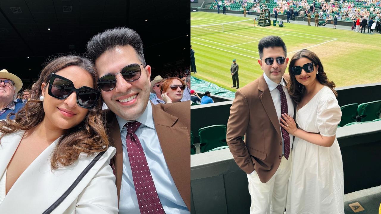 Parineeti ditches her heels and walks barefoot after at Wimbledon 2024 finals
