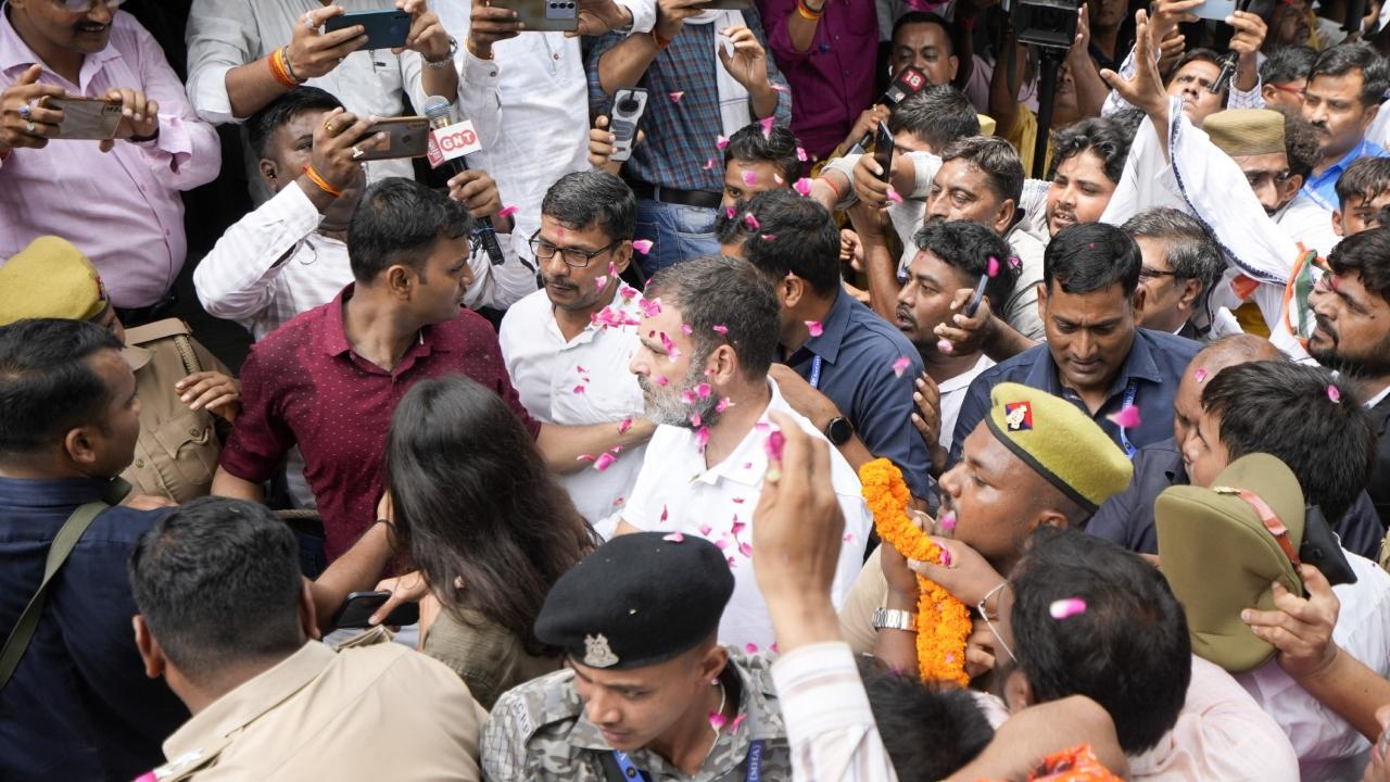 Rahul Gandhi appears in Sultanpur court in defamation case, next hearing on August 12