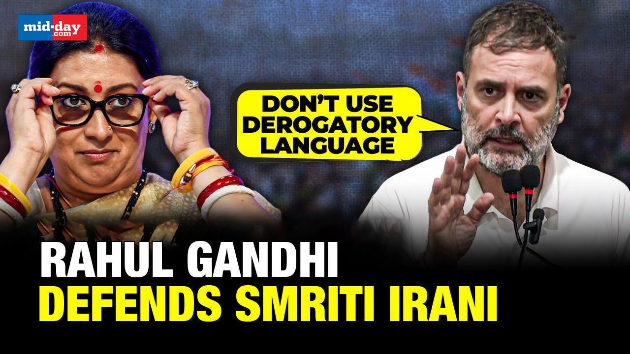 Rahul Gandhi urges trollers to stop insulting Smriti Irani