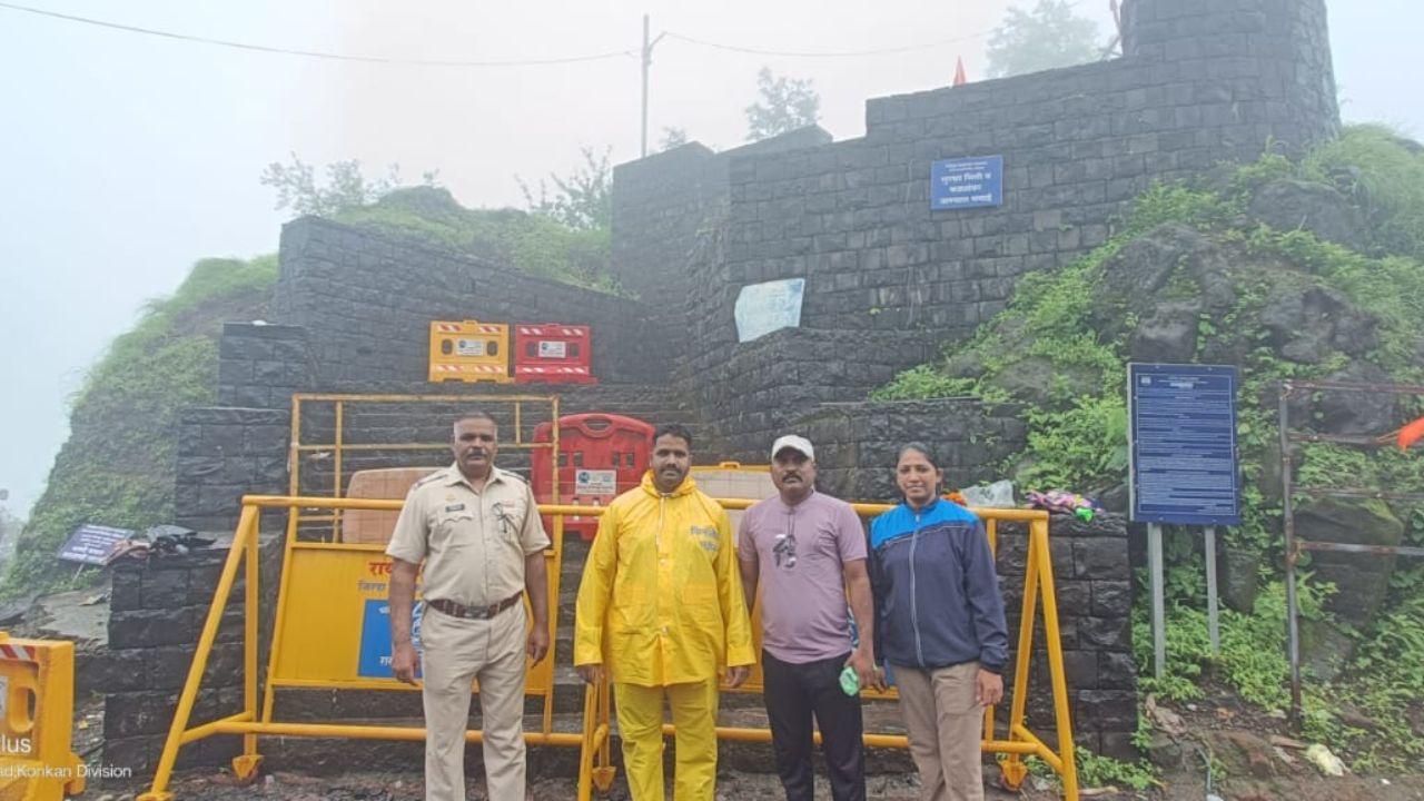 Maharashtra: Tourists, trekkers at Raigad Fort evacuated amid heavy rains
