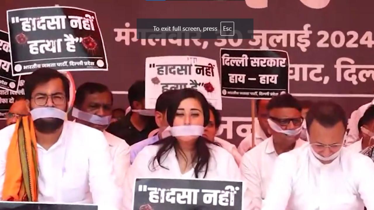 The deceased were identified as Uttar Pradesh's Shreya Yadav, Telangana's Tanya Soni and Kerala's Navin Dalwin. Sachdeva said the AAP leaders do not care for the lives of the people of Delhi