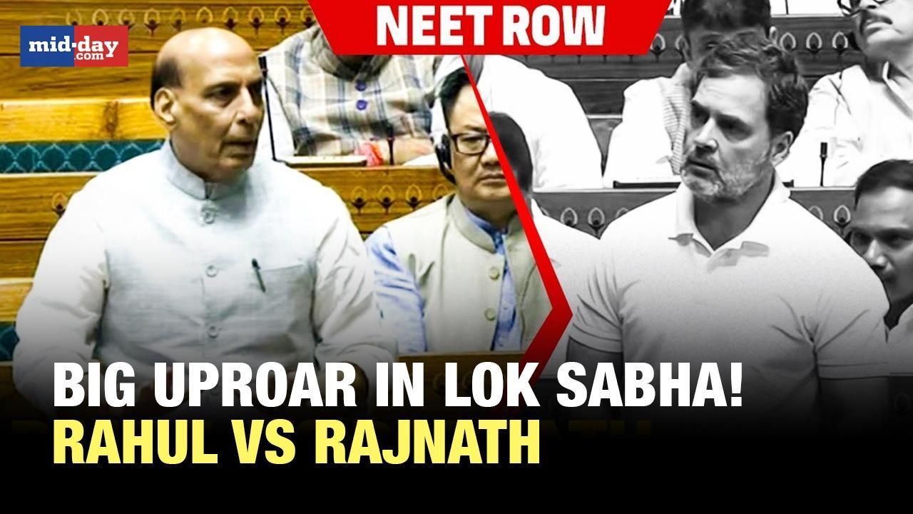 Rahul Gandhi Urges NEET debate In Lok Sabha; Rajnath Singh Cites House Rules