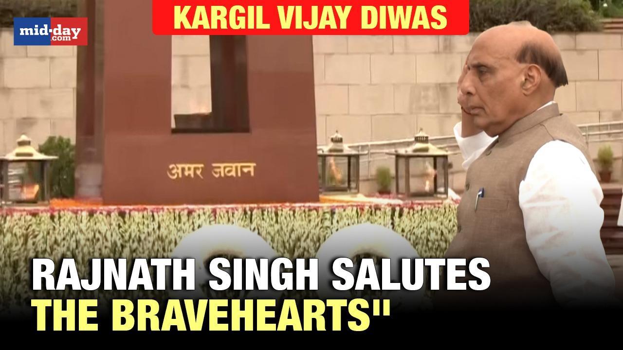 Kargil Vijay Diwas 2024: Defence Minister Rajnath Singh pays tribute