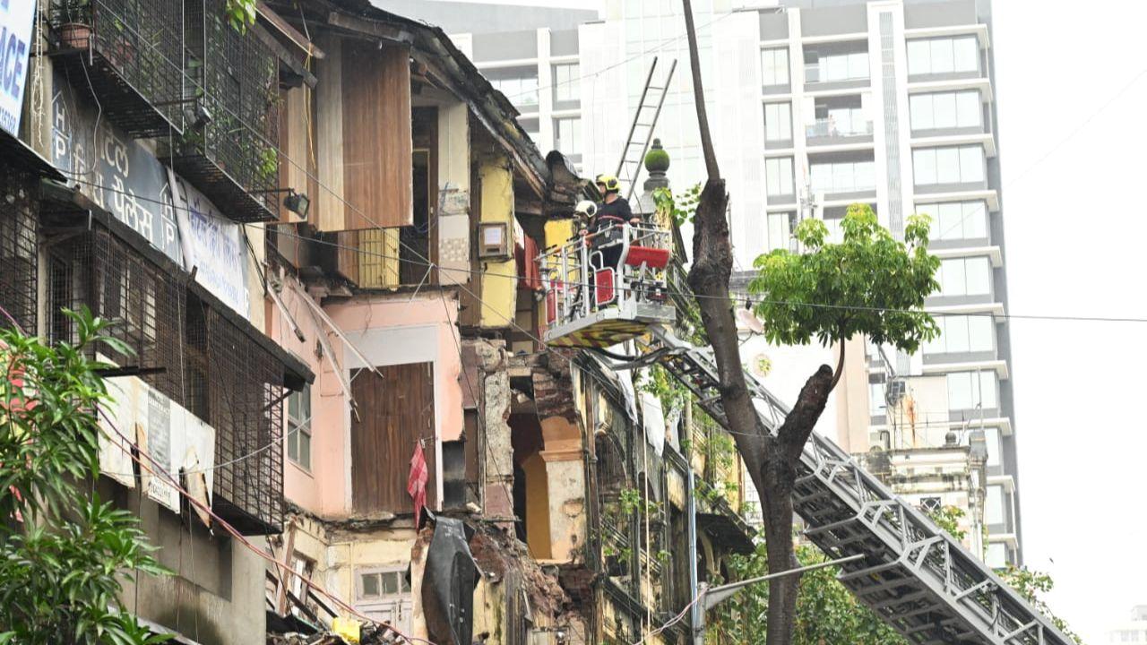 The BMC stated that by 12.50 pm, 13 persons, including six women and one child, were rescued by the Mumbai Fire Brigade. Three individuals, Atul Shaha (55), Nikesh Shaha (26), and Vijay Anand (25), have been admitted to Bhatia Hospital for treatment.