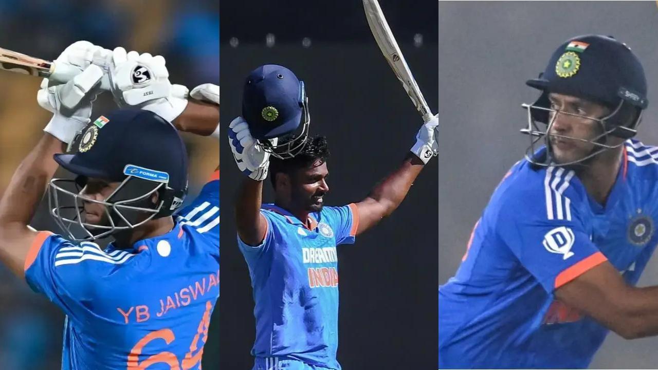 Yashasvi Jaiswal, Sanju Samson, Shivam Dube (Pic: File Pic)