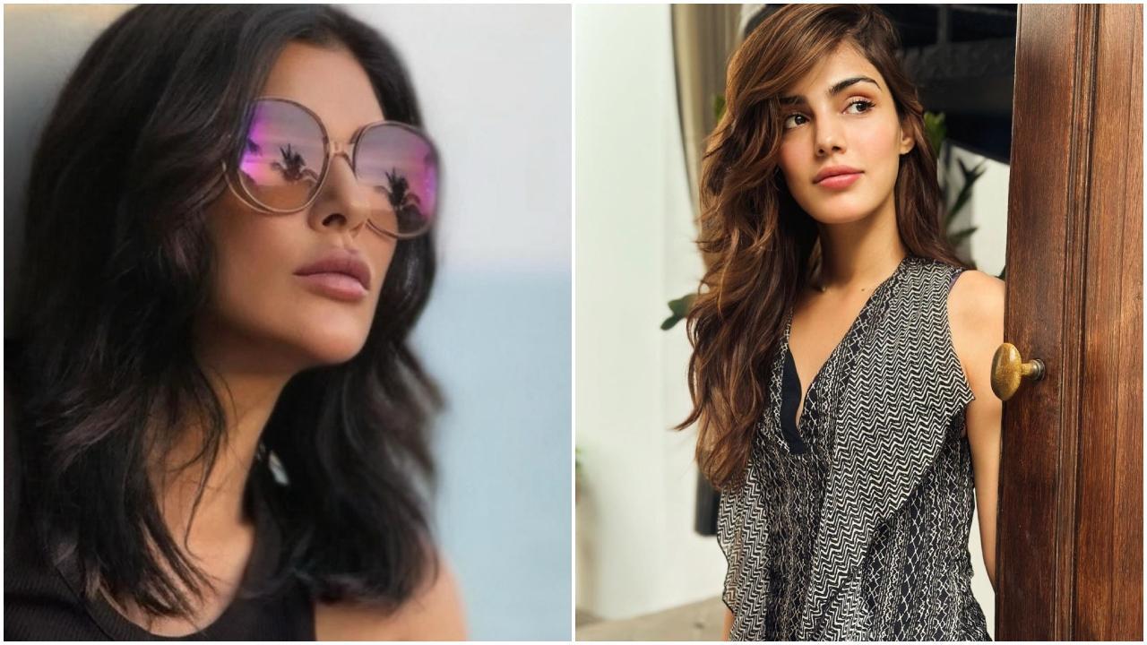 'I am a bigger gold-digger than you': Rhea Chakraborty tells her first podcast guest Sushmita Sen | Watch