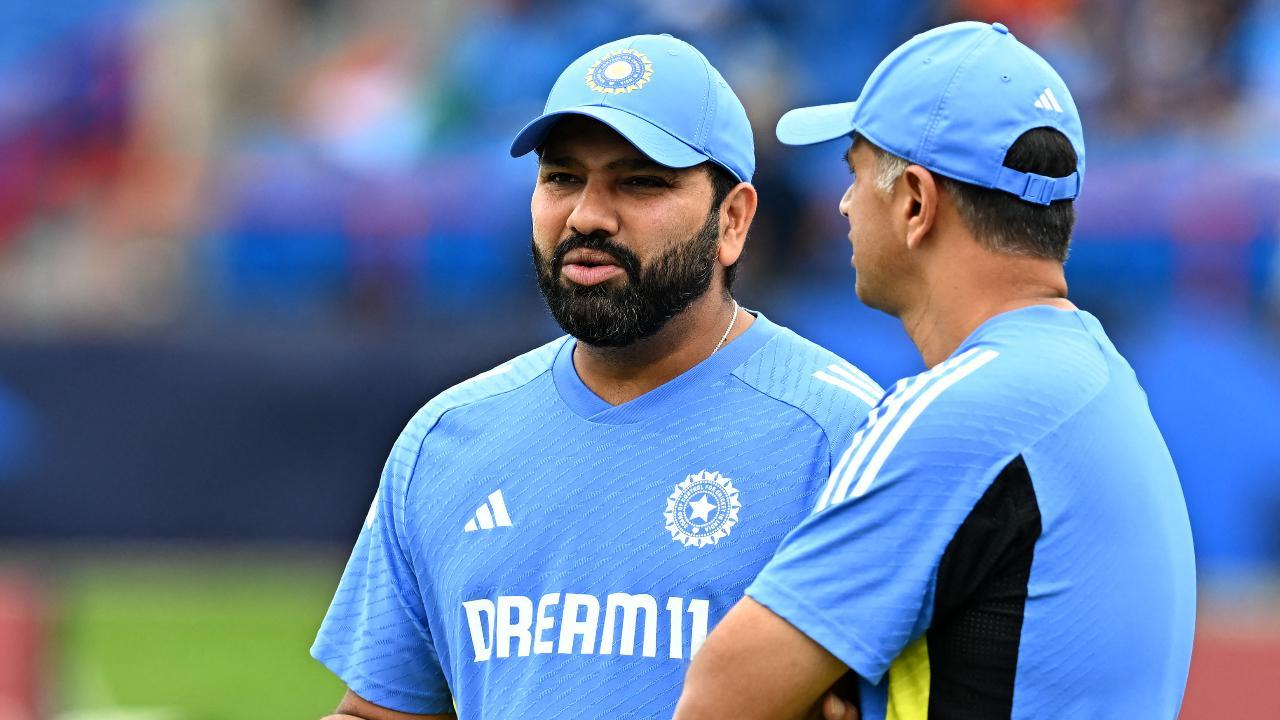 T20 World Cup 2024 | 'My wife refers to you as my workwife': Rohit pens a thank you note to Dravid