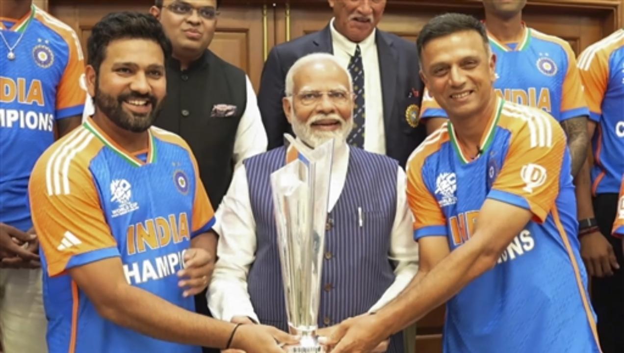 T20 World Cup 2024: Team India meets PM Modi in Delhi