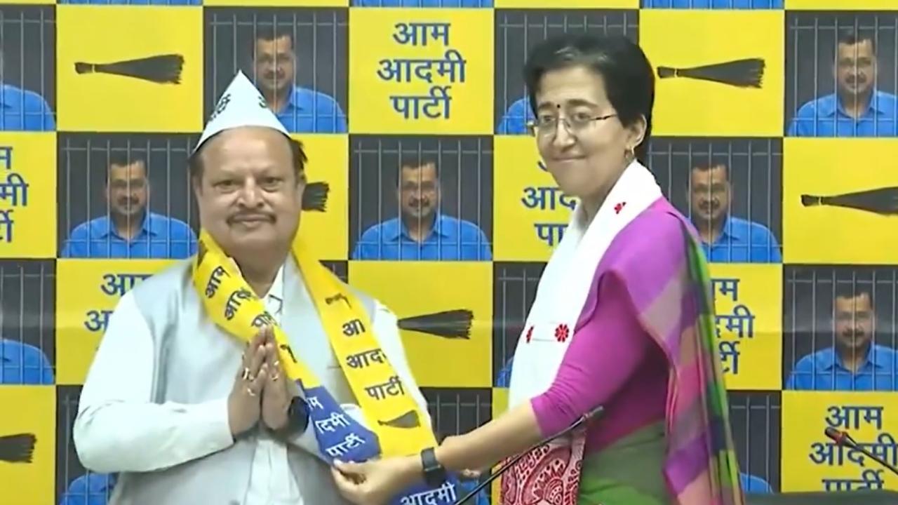 Delhi: Former Assam Cong leader Romen Chandra Borthakur joins AAP