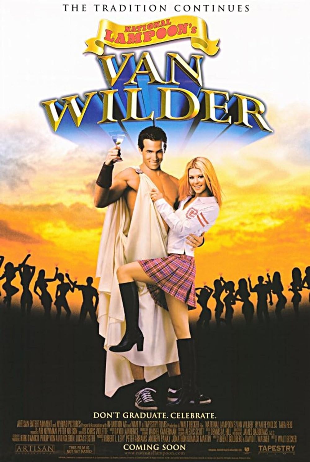 Reynolds stars as Van Wilder, a laid-back college student trying to keep his carefree lifestyle after his parents cut him off financially.