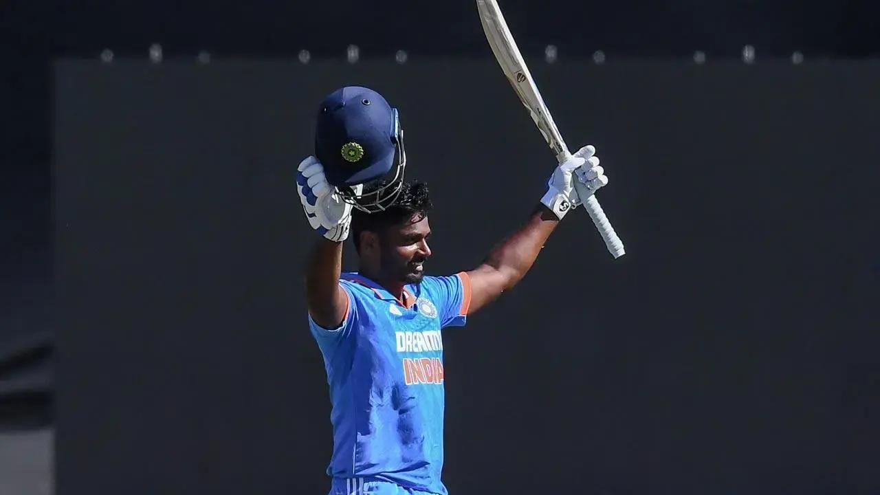 Having needed to bat first, India's wicketkeeper-batsman Sanju Samson delivered a crucial knock by smashing 58 runs off 45 deliveries. His knock was laced with 1 four and 4 sixes