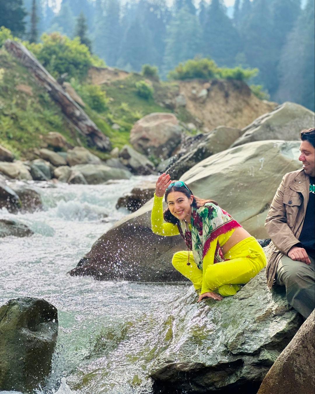 She posted some pictures from her Kashmir trip on her Instagram on Wednesday.