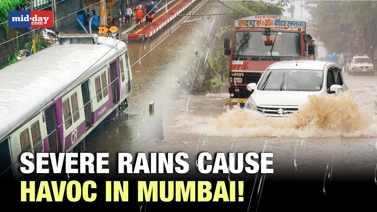 Mumbai rains: Continuous rains wreak havoc! Waterlogging seen in major parts