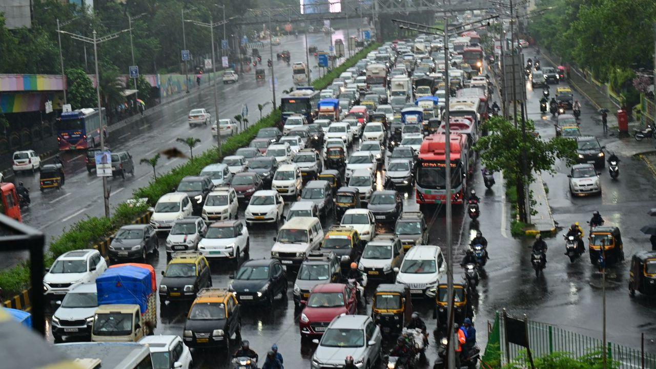 Heavy rainfall has been lashing parts of Mumbai since the beginning of the week which has led to waterlogging in several areas. 
