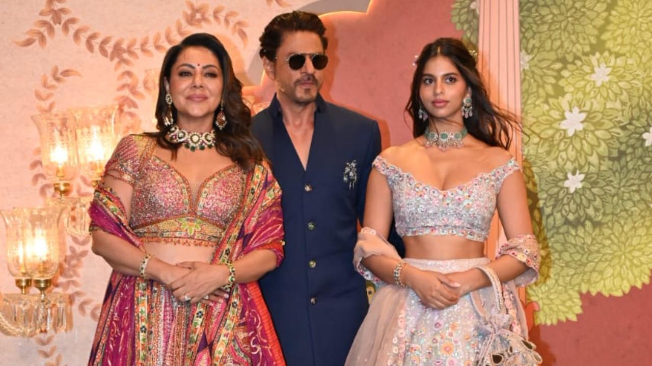 Anant Ambani-Radhika Merchant Wedding Reception: Shah Rukh Khan, Gauri Khan to give 'mangal utsav' a miss? Spotted jetting off to London