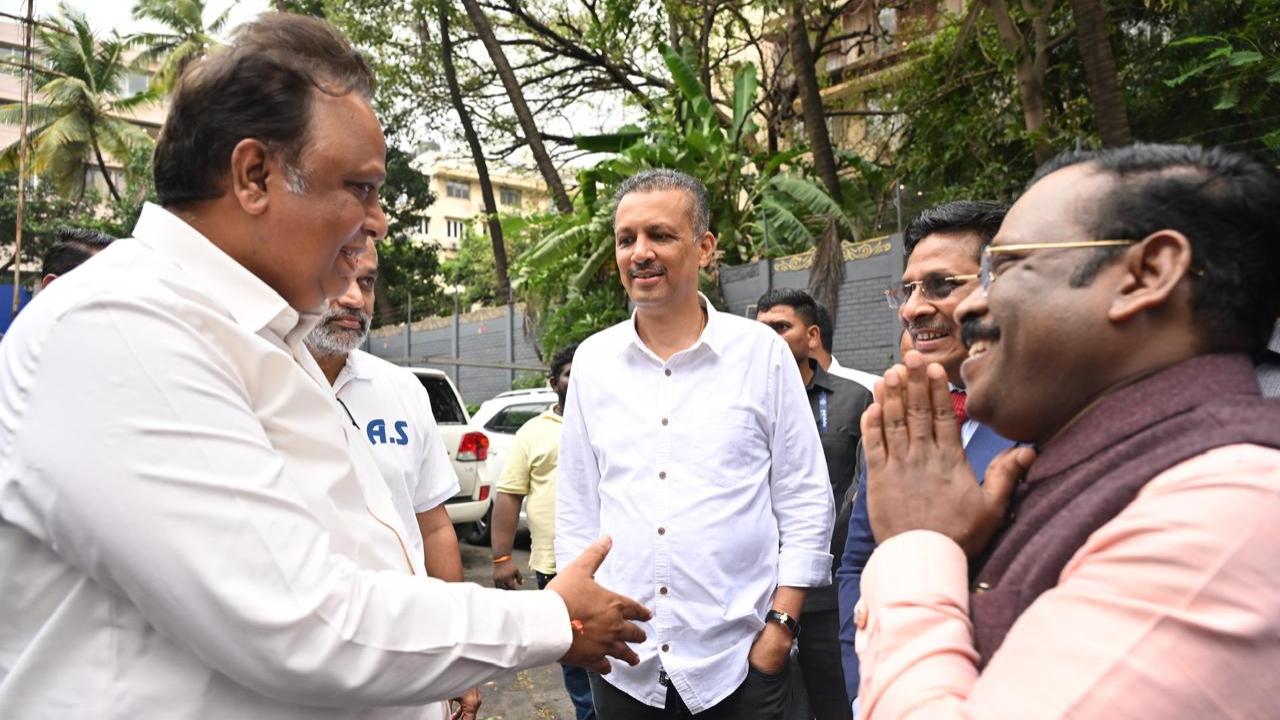The Board of Control for Cricket in India treasurer Ashish Shelar was also spotted at the Wankhede Stadium following the elections for the president post of MCA