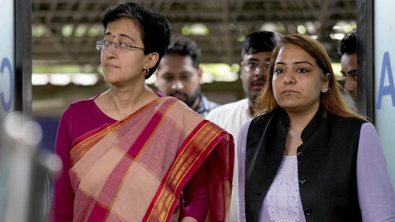 IN PHOTOS: Atishi, Mayor order bulldozing coaching centres encroaching on drains