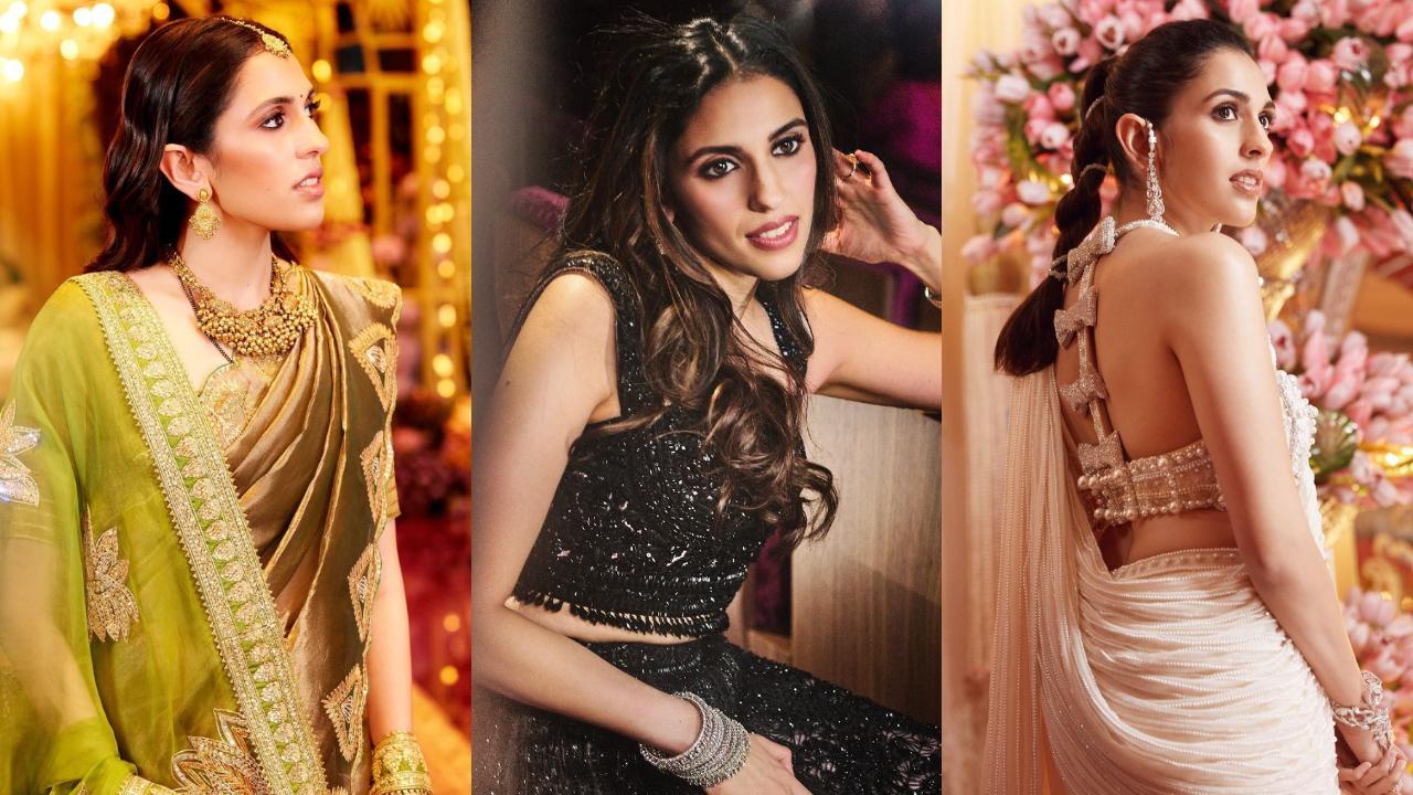 Shloka Ambani’s elegant outfits for Anant-Radhika's wedding festivities