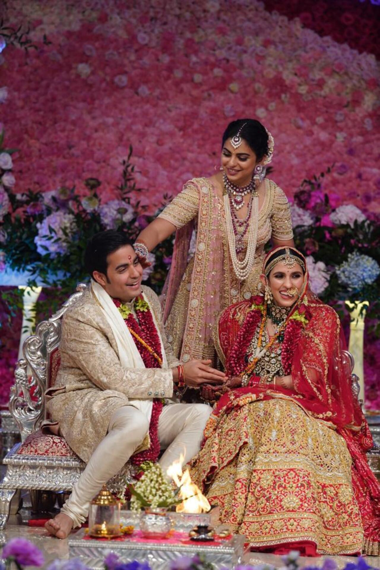 However, this will be the third larger-than-life wedding for the Ambanis. Here’s looking back at Akash and Shloka Ambani’s grand nuptials filled with pre-wedding ceremonies up until the main event. 