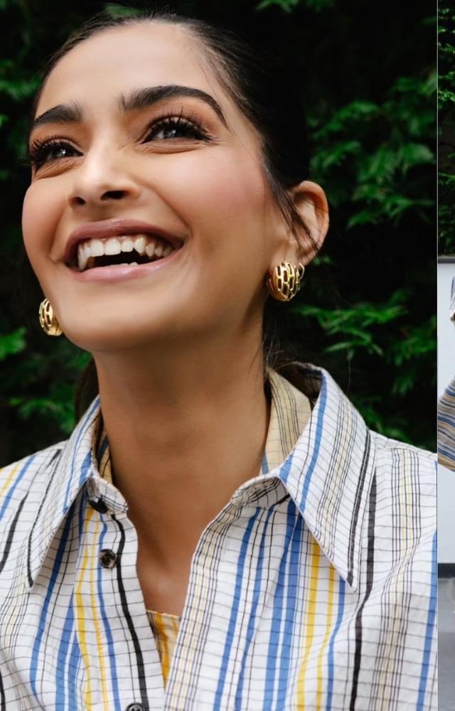 Bollywood actor  Sonam Kapoor went on a tennis court date with hubby Anand Ahuja on Saturday