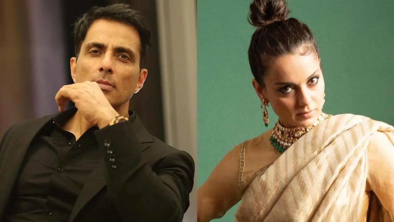 Sonu Sood compares food vendor spitting on rotis to Lord Ram, Kangana Ranaut reacts. Read more