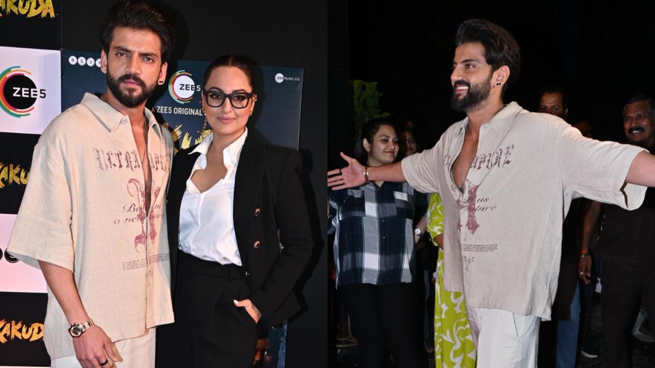 ‘Meri Biwi’: Watch Sonakshi’s reaction as Zaheer arrives at 'Kakuda' screening