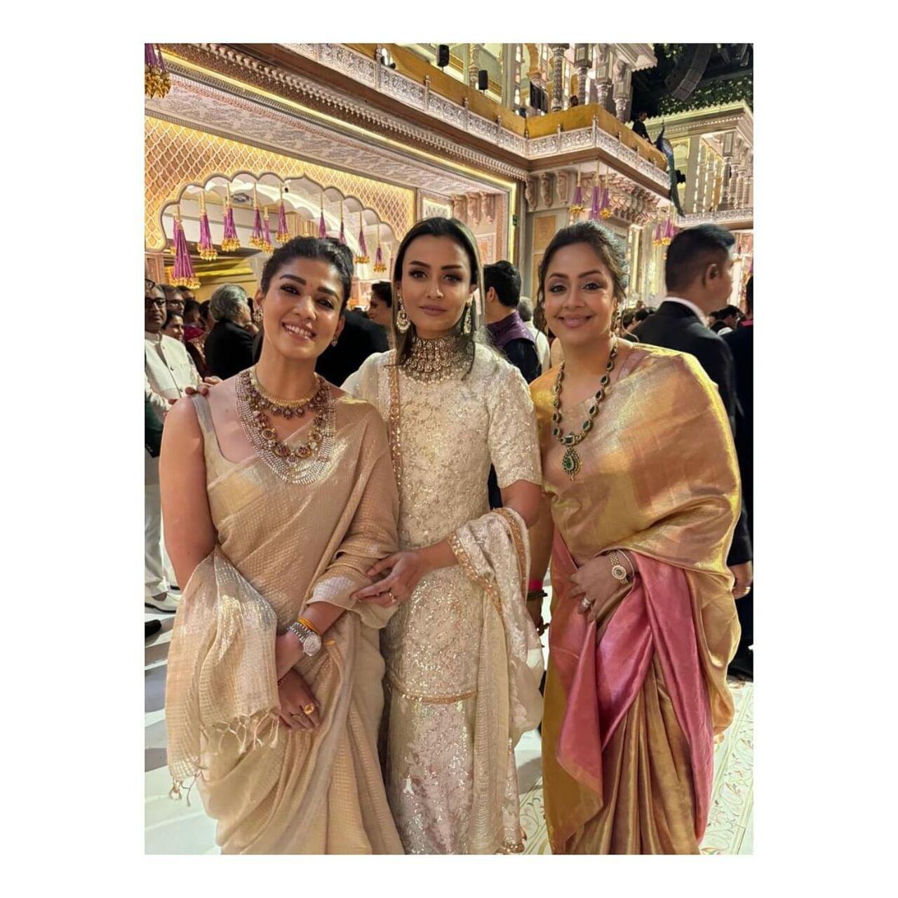 Nayanthara, Namrata Shirodkar and Jyotika make for a stunning frame as the gorgeous ladies pose together