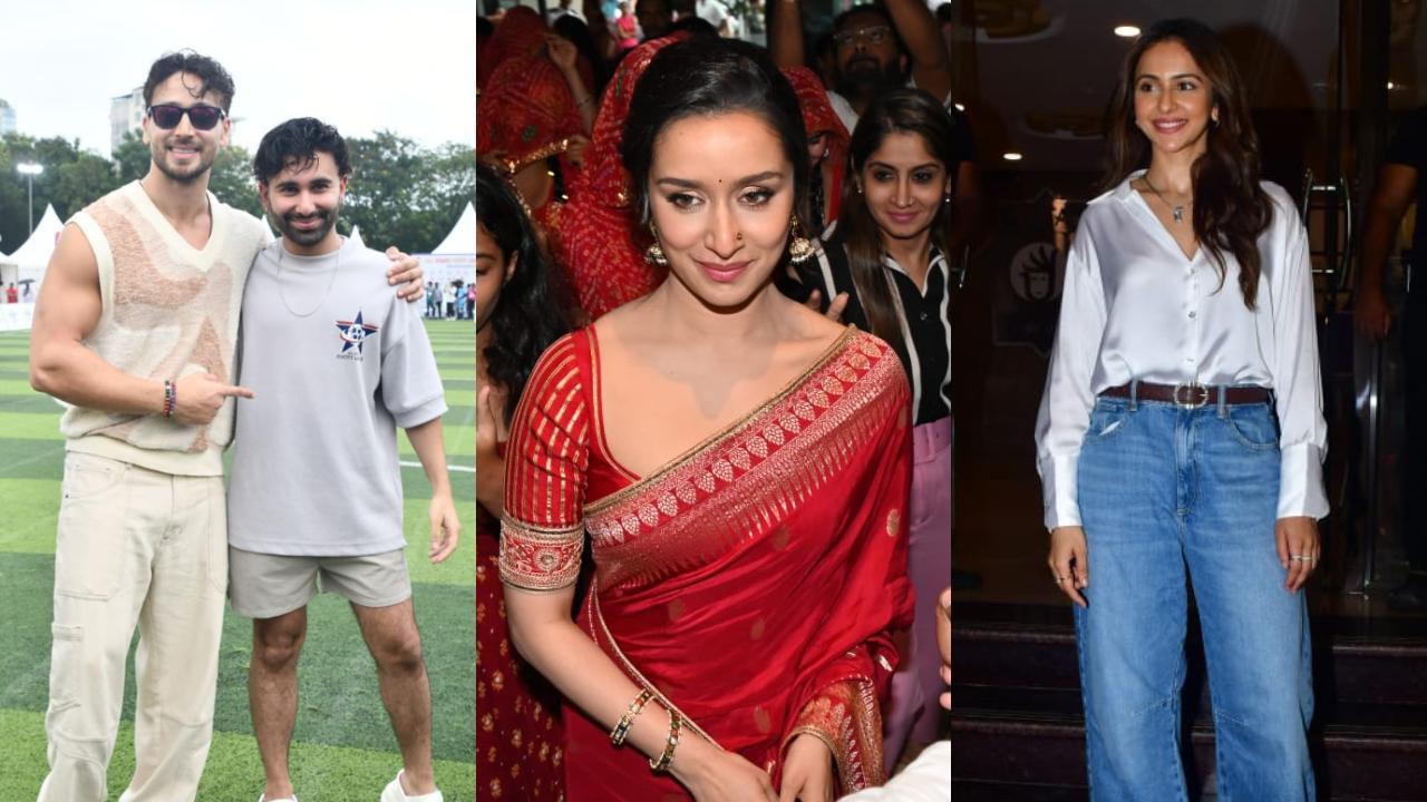 Spotted in the city: Shraddha Kapoor, Tiger Shroff, Rakul Preet Singh and others