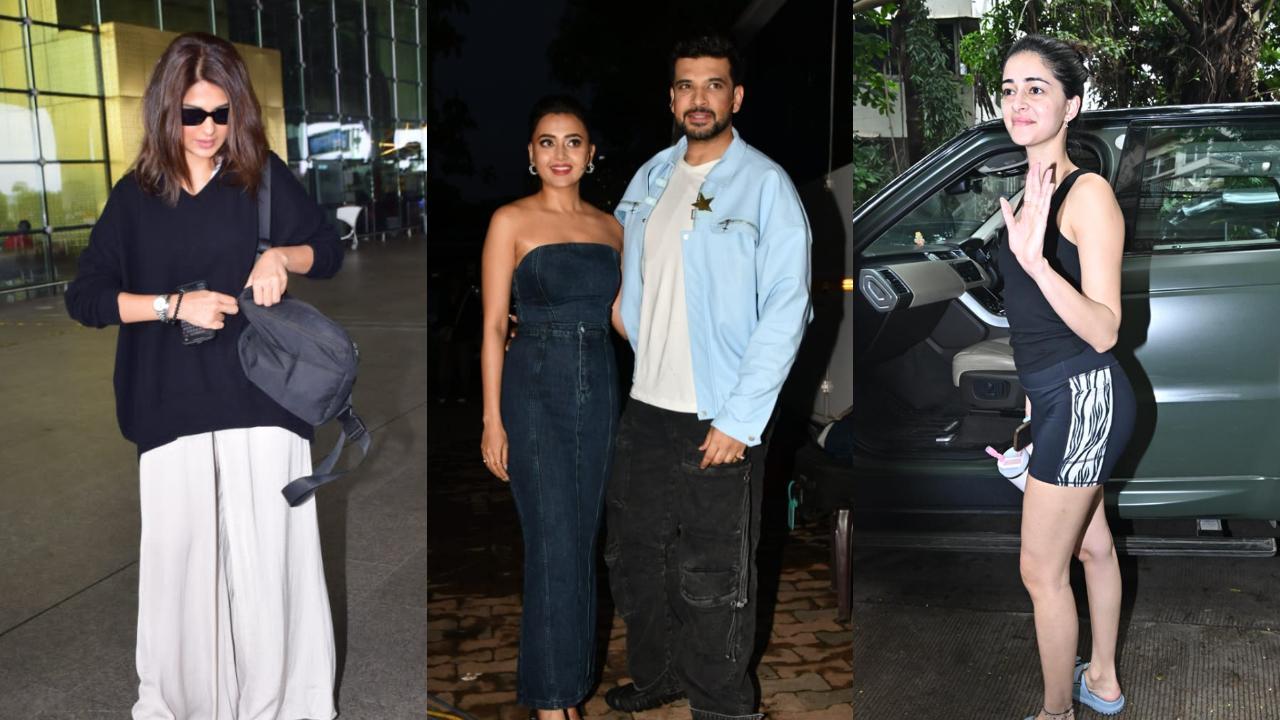 Spotted in the city: Tejasswi Prakash, Karan Kundrra, Ananya Panday and others