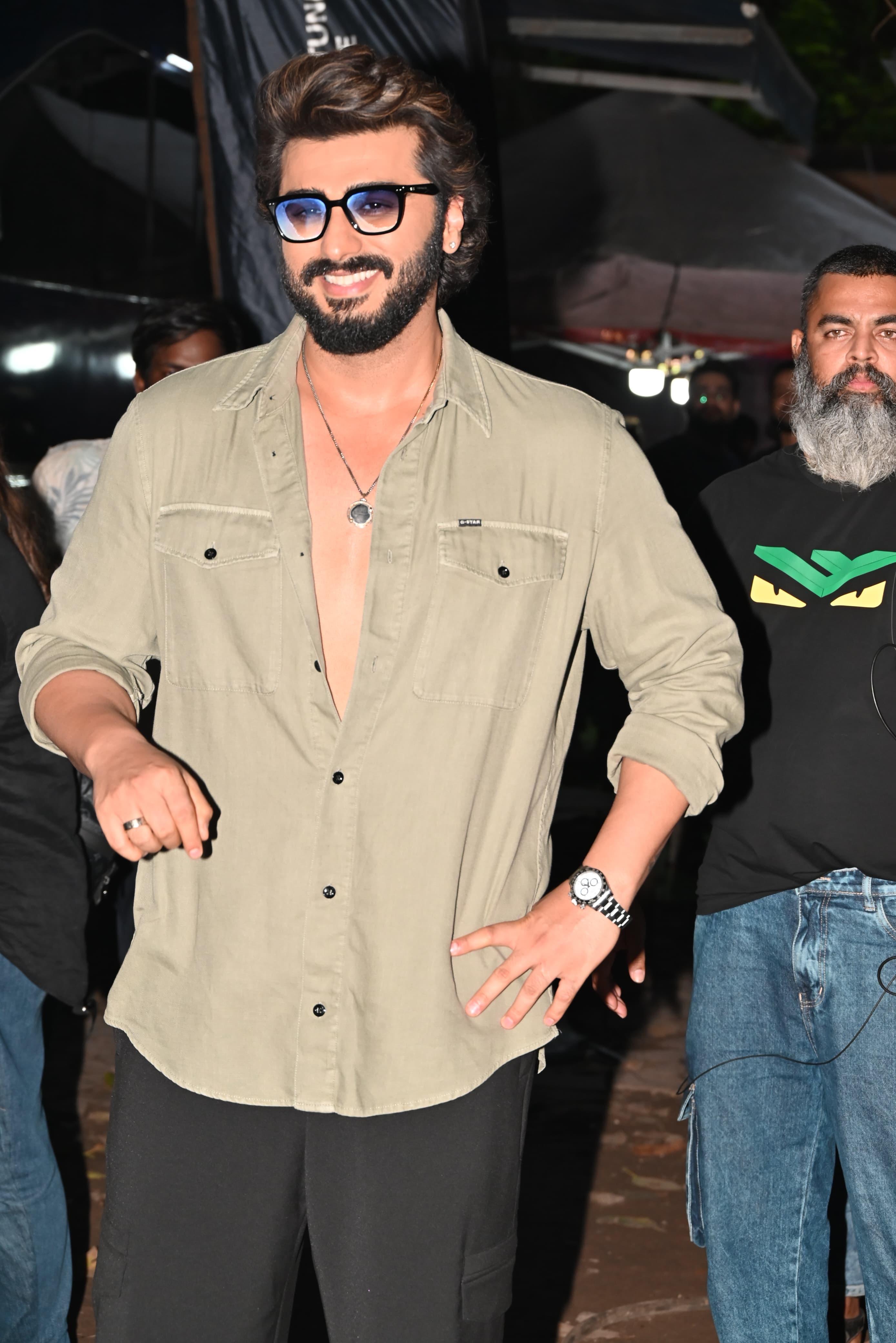 Actor Arjun Kapoor was spotted looking handsome in Mumbai
