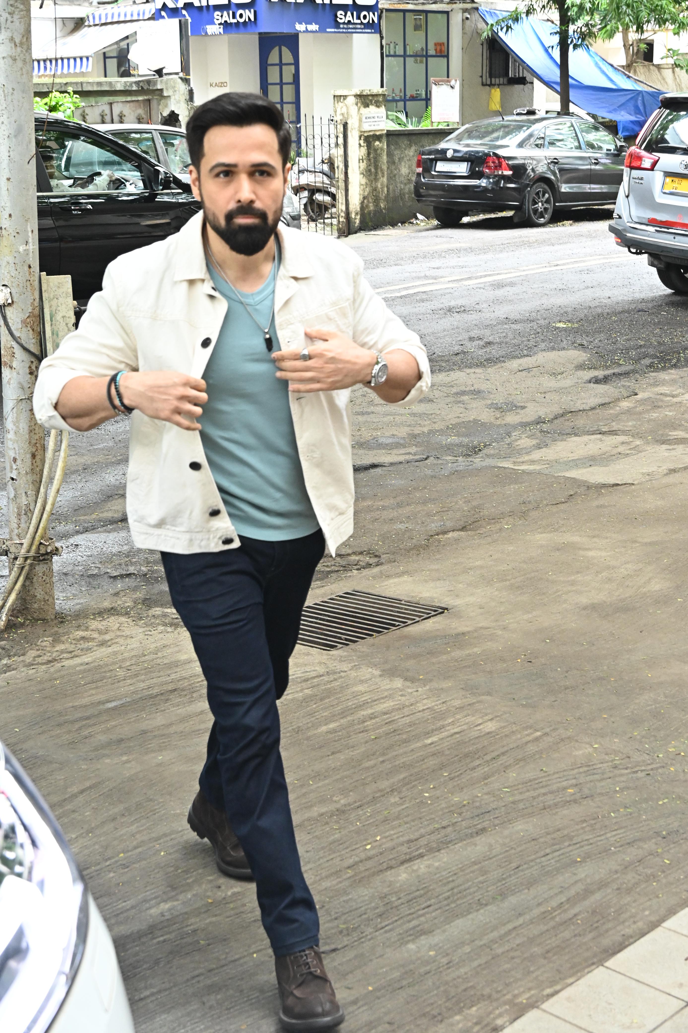 Emraan Hashmi looked dapper as ever as he stepped out for lunch today