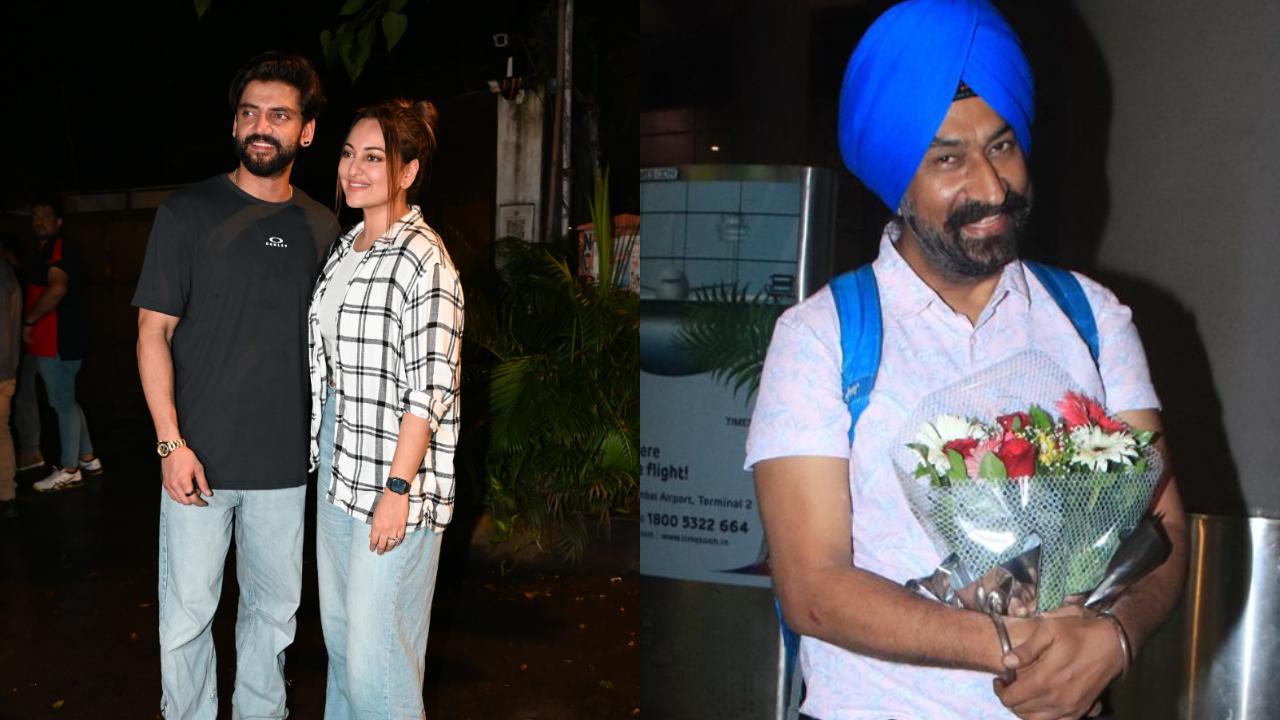 Spotted in the city: Sonakshi Sinha, Zaheer Iqbal, Gurucharan Singh and others