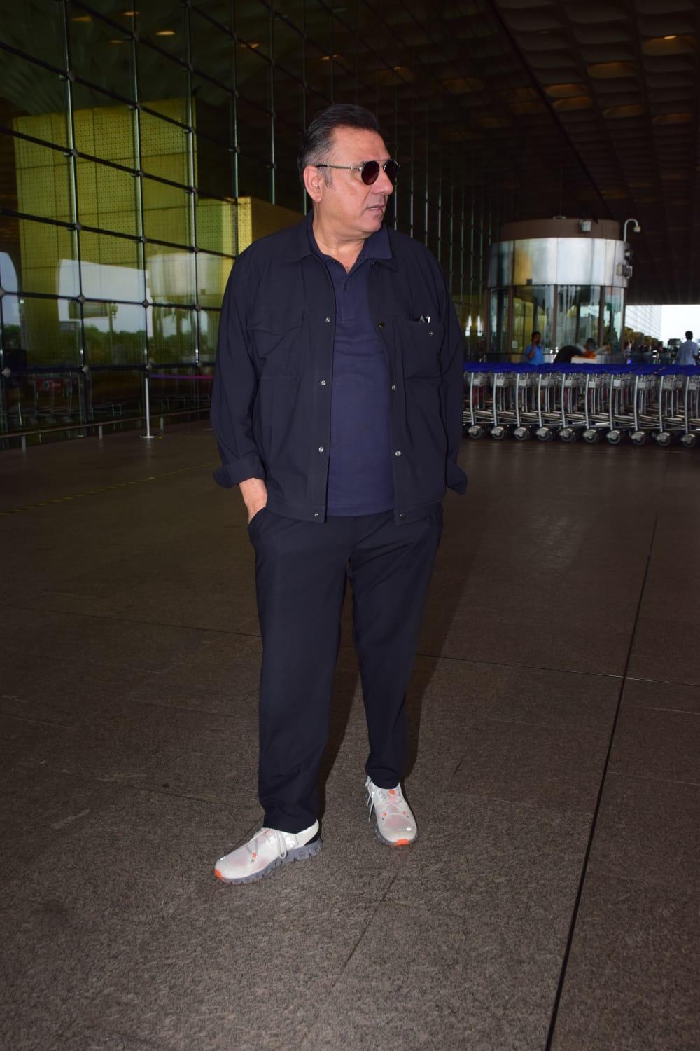 Boman Irani opted for a casual and comfy airport look