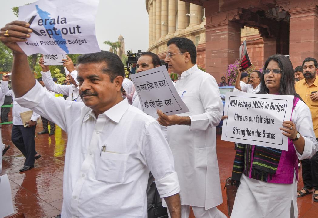 Opposition accuses govt of ignoring states in Union Budget 2024, stages walkout in Rajya Sabha 