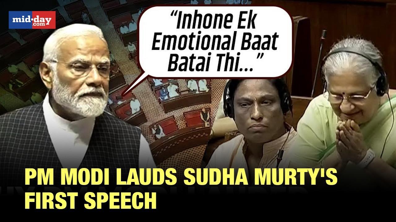 PM Modi praises Sudha Murty's Rajya Sabha debut speech 
