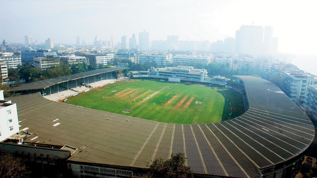 A general view of the Brabourne Stadium during Day Two of the three-day game between CCI Xl and England on February 19, 2006. It was here where Sunil Gavaskar watched his first Test match way  back in 1958. Pic/Getty Images
